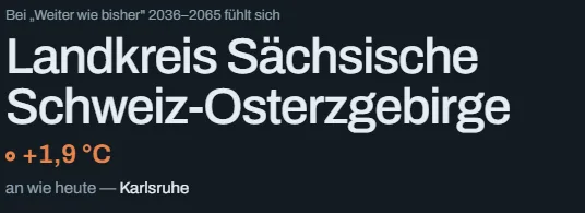 Klimazwilling: eine Region fühlt sich künftig an wie eine bekannte Stadt heute